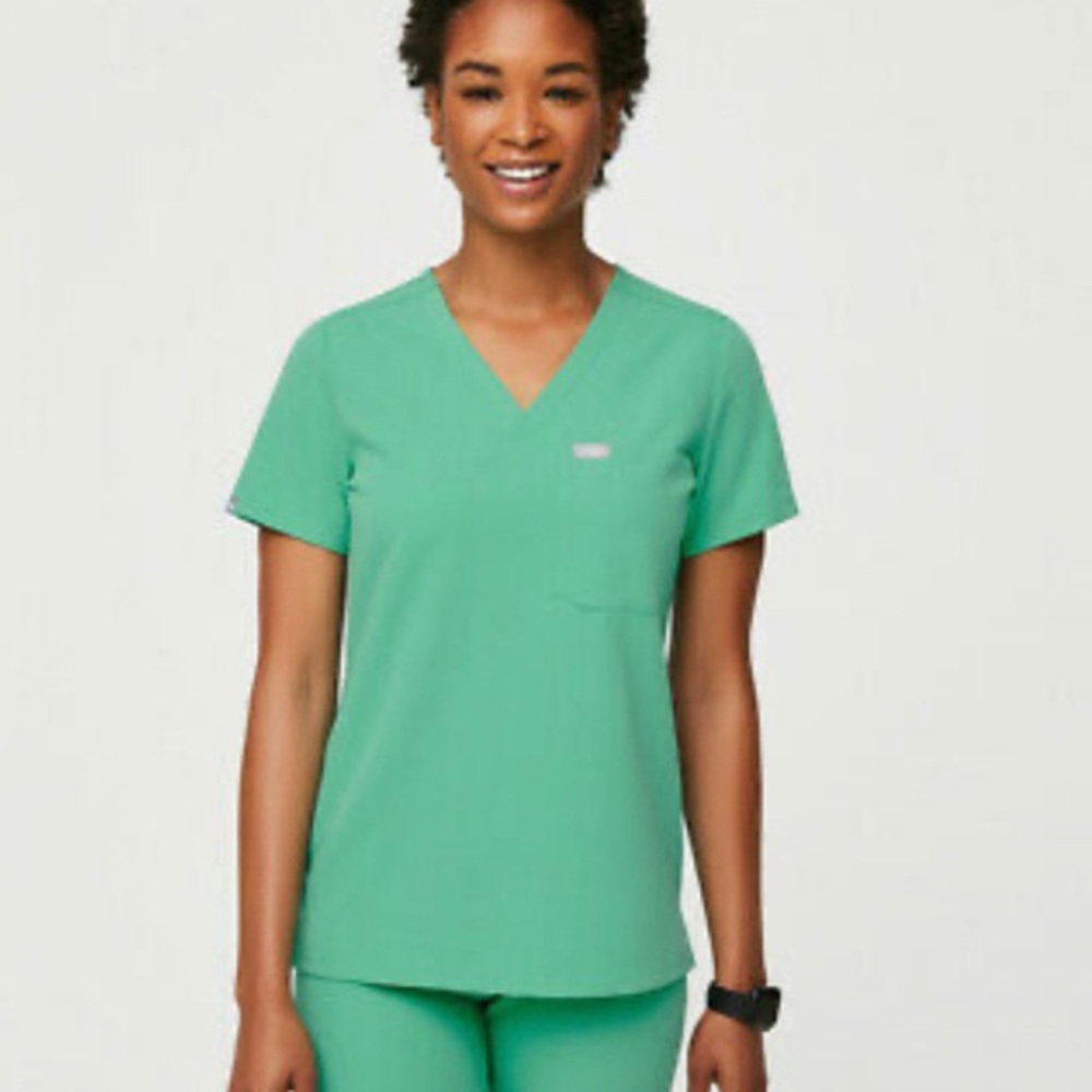 Figs Limited Edition Surgical Green Catarina Scrub Top